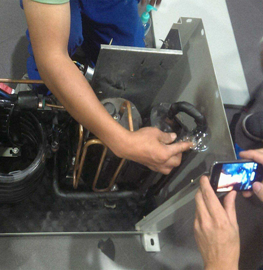 德格维修空调制冷效果差